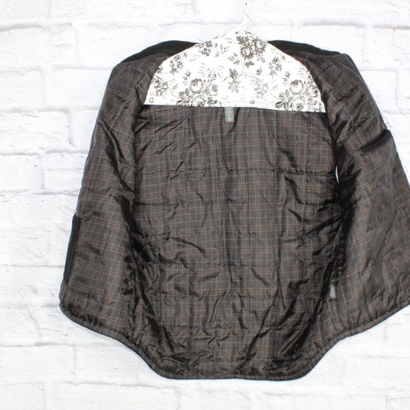 Lyle & Scott Black Wool Cashmere Blend Full Zipper Vest Size XL - Picture 5 of 10